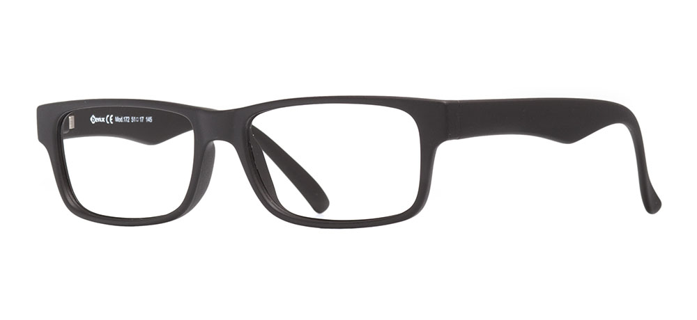 BENX Eyeglasses Teenage Man Rectangular Full-Rimmed Grilamid TR90 Unfiltered BXTR90 172-M06